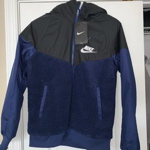 nike boys sherpa windrunner
